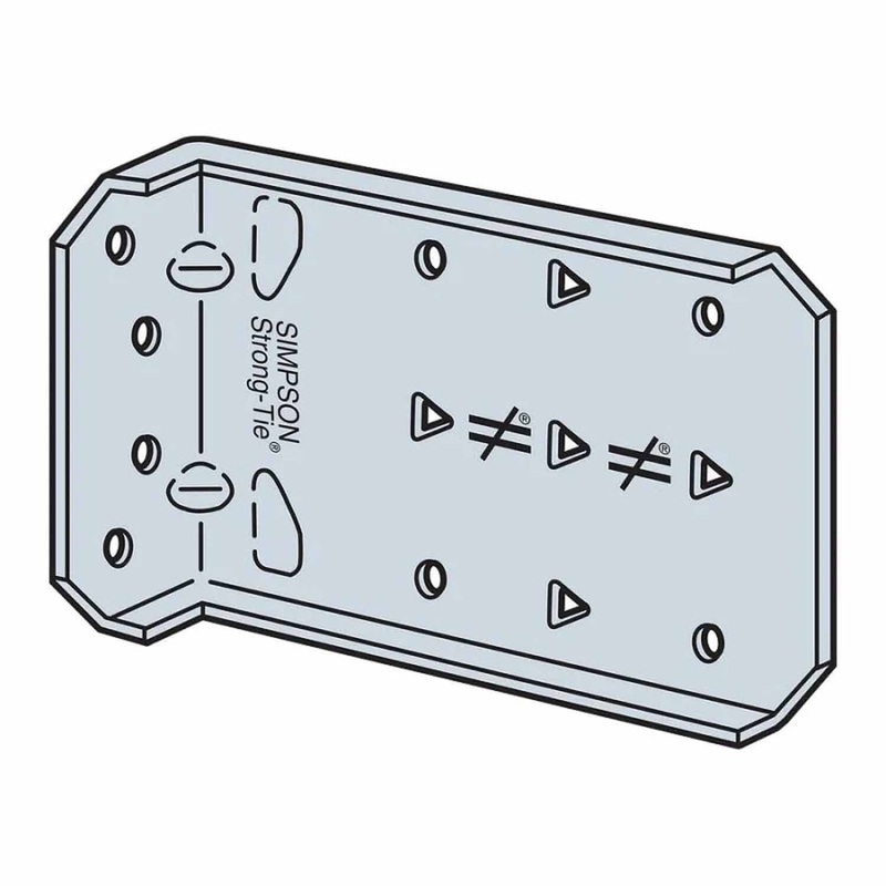 Simpson Strong-Tie MFCB45.5-R25 (5-1/2) Bypass Framing Fixed-Clip Connector (25 Pack)