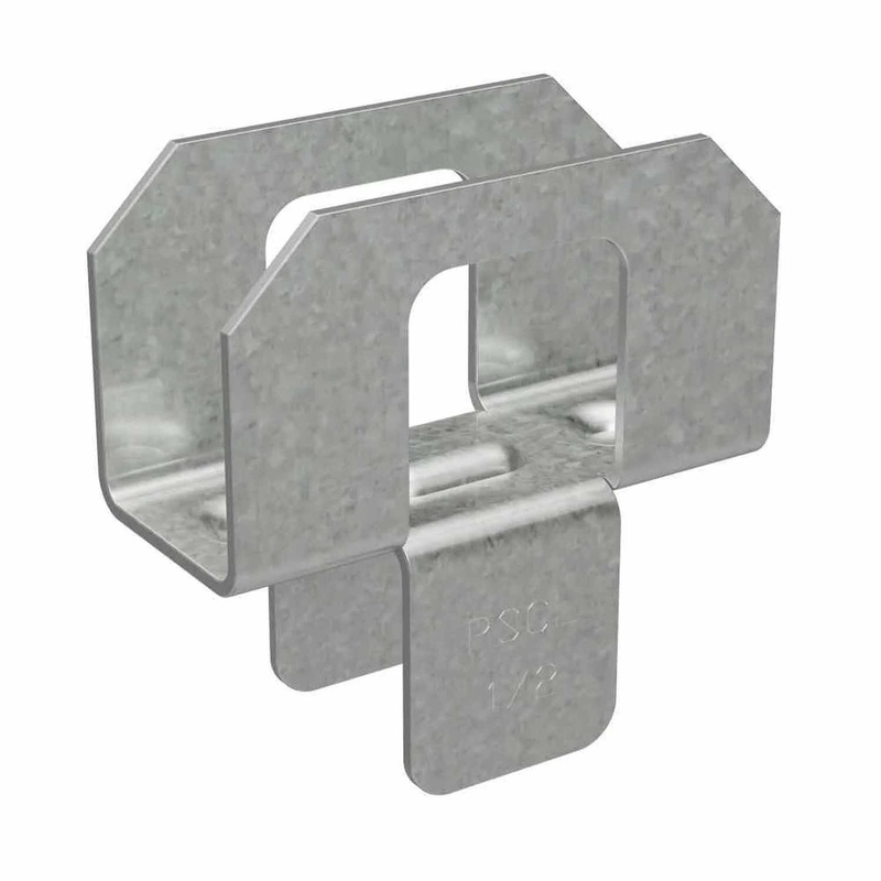 Simpson Strong-Tie PSCL 1/2-R50 (1/2 20-Gauge) Panel Sheathing Clip for Plywood (50 Pack)