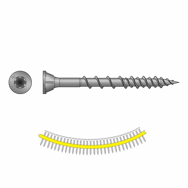 Simpson Strong-Tie WSVF2S (#9 x 2) Strong-Drive WSVF Subfloor Screw Collated T25 Gray (2000 Pack)