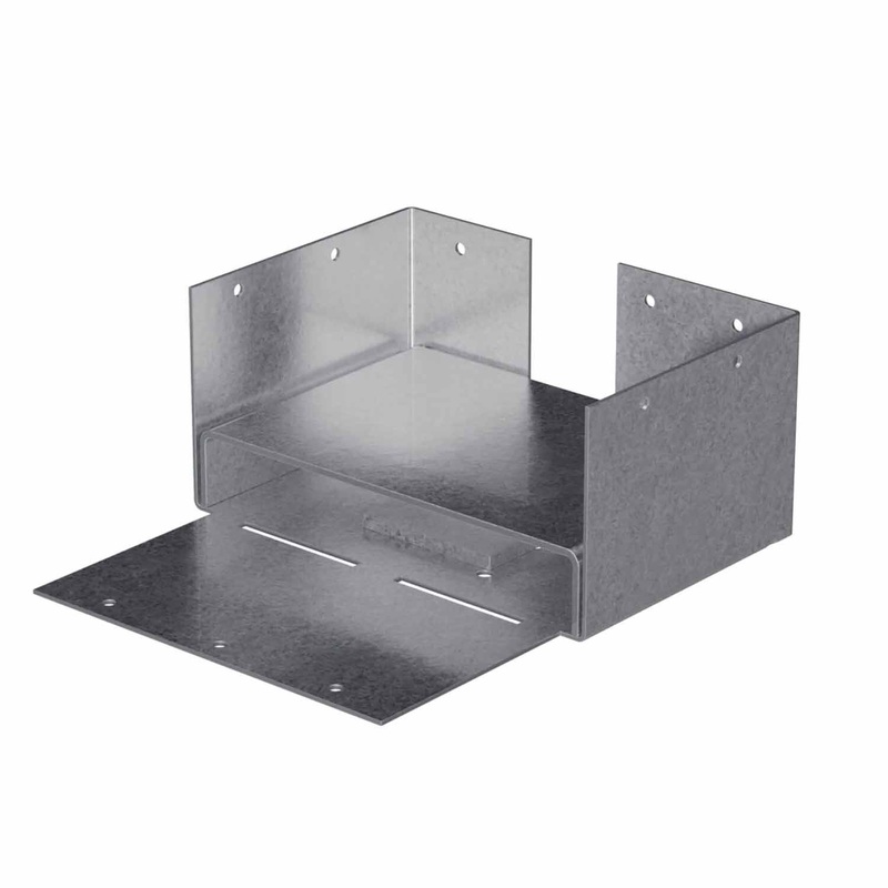 Simpson Strong-Tie ABW46RZ (4 x 6) Adjustable Post Base for Rough Lumber with ZMAX Coating