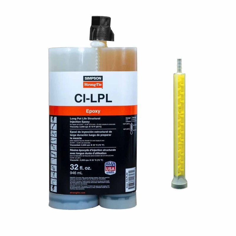Simpson Strong-Tie CILPL32 (32 oz.) Long Pot Life Structural Injection Epoxy (Cartridge)