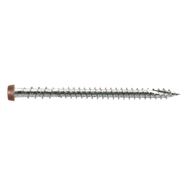 Simpson Strong-Tie DCU234MB316TN01 (#10 x 2-3/4) Deck-Drive T20 DCU Composite Screw, Type 316, Tan 01 (1750 Pack)