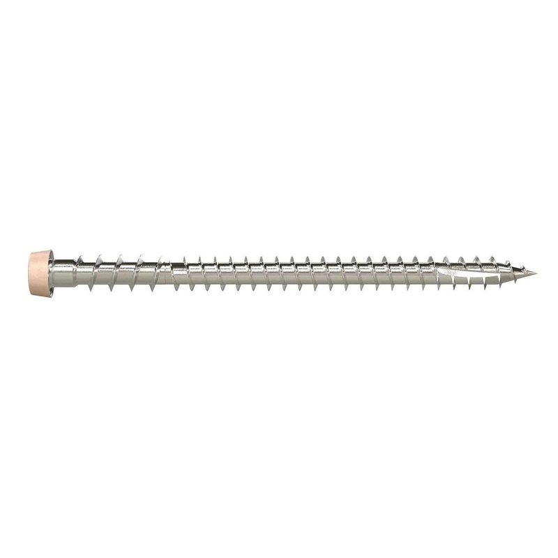 Simpson Strong-Tie DCU234MB316TN05 (#10 x 2-3/4) Deck-Drive T20 DCU Composite Screw, Type 316, Tan 05 (1750 Pack)