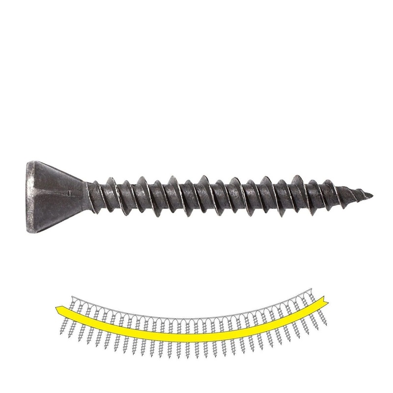 Simpson Strong-Tie HCKMTH114S (#7 x 1-1/4) Collated MTH Wood Underlayment Screw Gray Phosphate (1000 Pack)