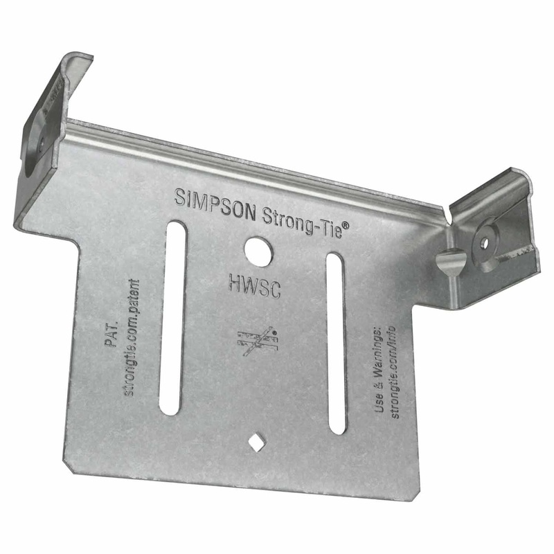 Simpson Strong-Tie HWSC6-KT (5-3/4) Head-of-Wall Slide-Clip Connector with Screws (50 Pack)