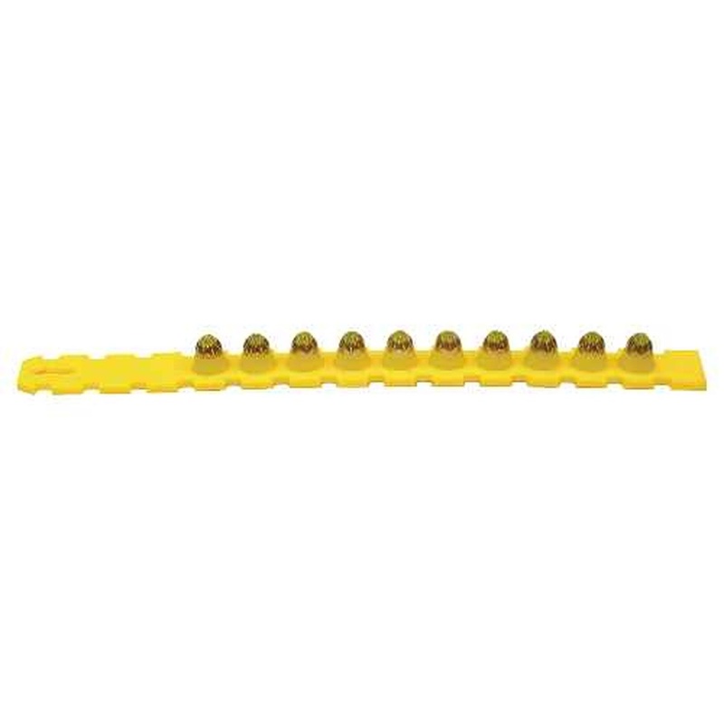 Simpson Strong-Tie P27SL4-R100 (0.27 Caliber) Plastic 10-Shot Strip Loads, Yellow (100 Pack)