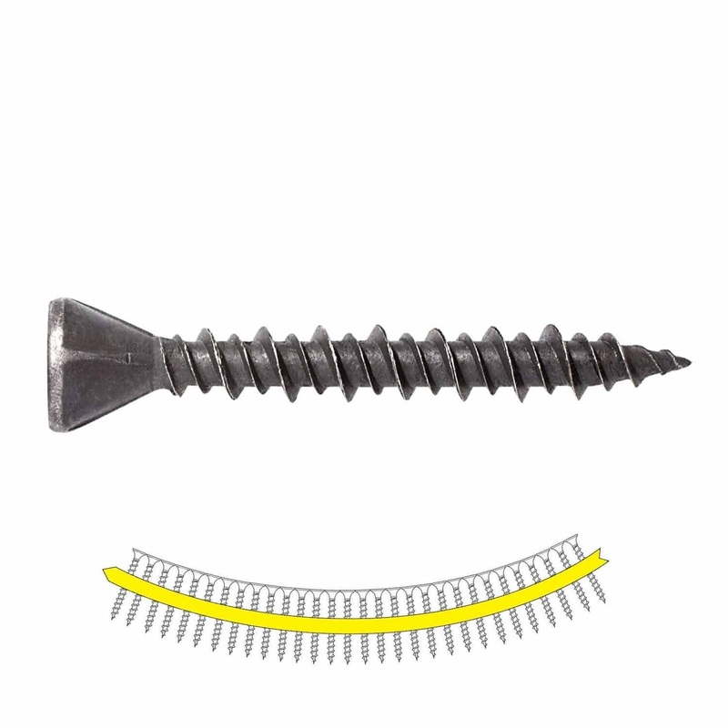 Simpson Strong-Tie MTH114S (#7 x 1-1/4) Strong-Drive MTH Wood Underlayment Screw (Collated) Gray Phosphate (2500 Pack)