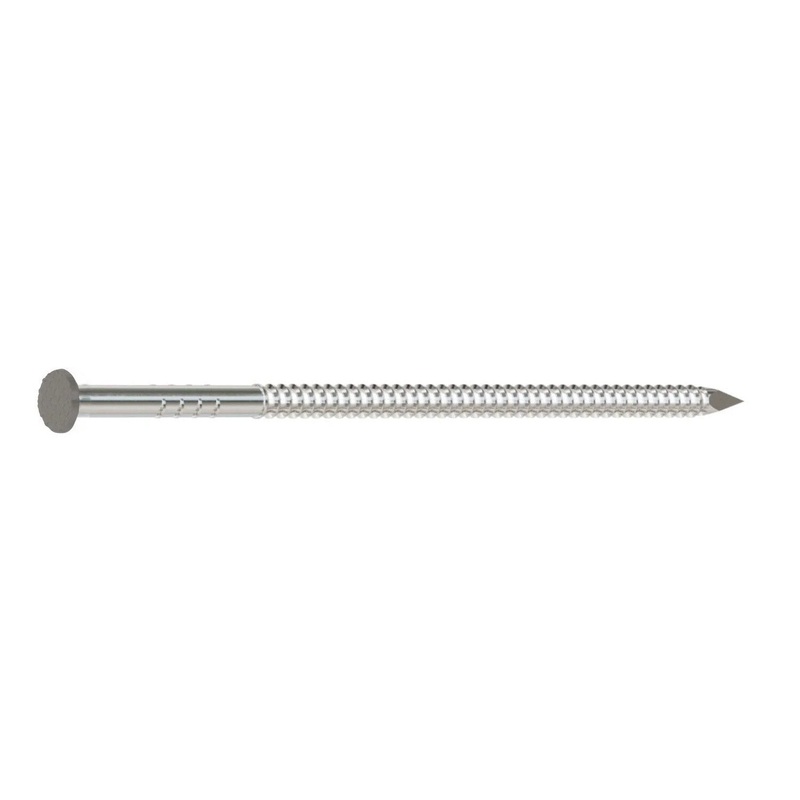 Simpson Strong-Tie S6SNDGB (2 x 0.092) Painted Siding Nail Type 304 Stainless Steel, Gray (25 lb. Tub)