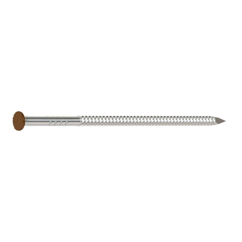 Simpson Strong-Tie S6SNDRB (2 x 0.092) Painted Siding Nail Type 304 Stainless Steel, Redwood (25 lb. Tub)