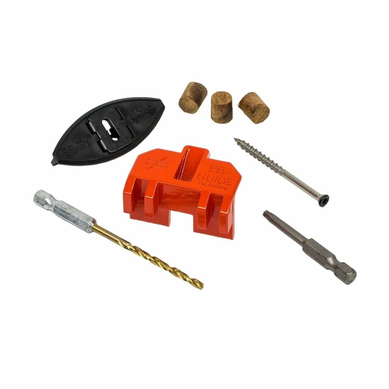 Simpson Strong-Tie EB316WDR100 (2-1/4) Premium Hidden Deck Fastener Kit with Type 305 Screws (100 Pack)