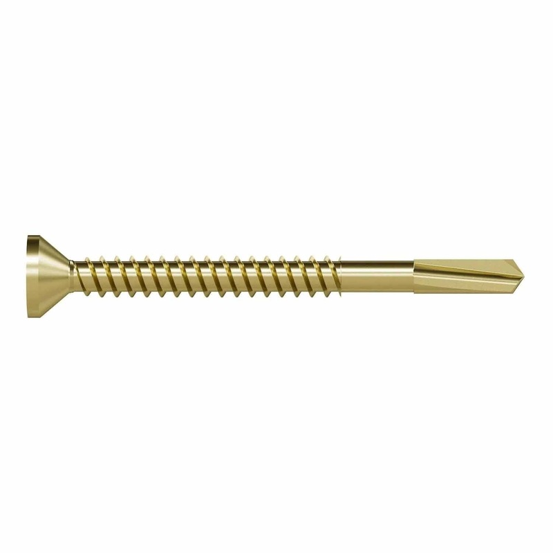 Simpson Strong-Tie PPHD11516S0817 (#8 x 1-15/16 T25) Strong-Drive PPHD Sheathing-to-CFS Screw Collated, Yellow Zinc (2000 Pack)