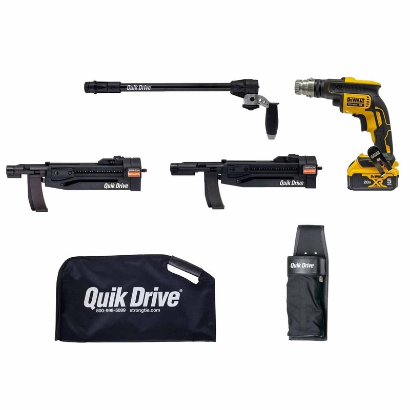 Simpson Strong-Tie PROCCS+DC2K (2000 RPM) Quik Drive Cordless Multi-Purpose Combo System with DeWalt Screwdriver