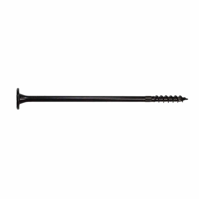 Simpson Strong-Tie SDW22638-R50 (.220 x 6-3/8) Strong-Drive SDW Truss-Ply Screw T40 6-Lobe E-coat (50 Pack)