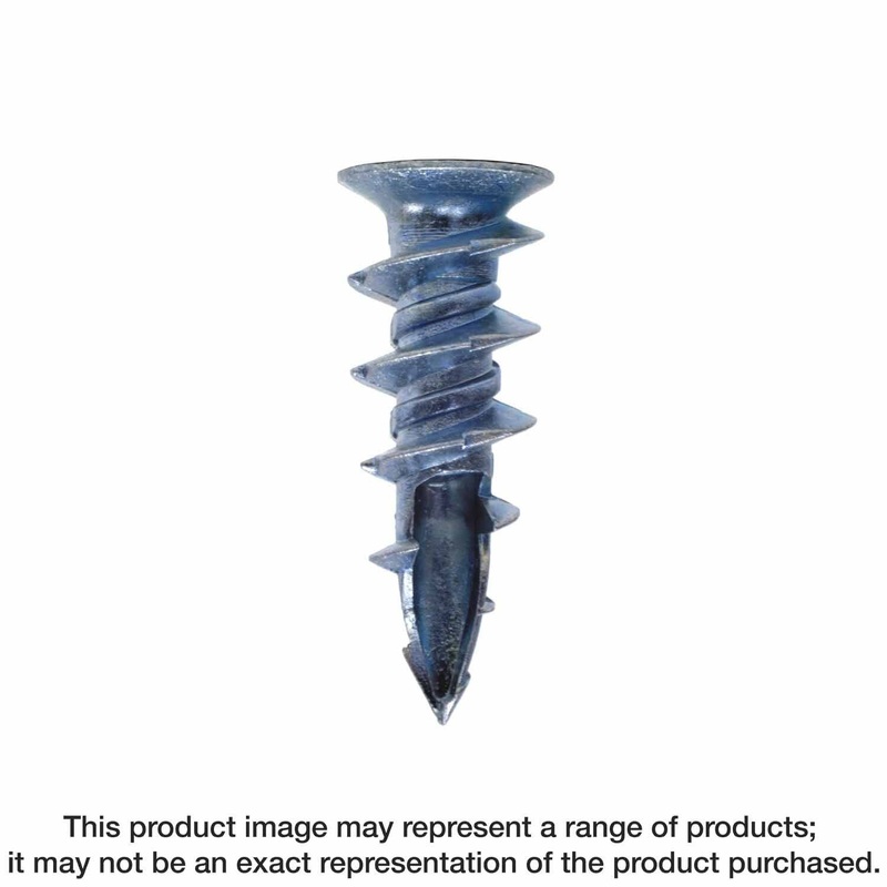 Simpson Strong-Tie SWZ08L-R100 (#8 x 1-1/4) Sure Wall Die-Cast Zinc Drywall Anchor (100 Pack)
