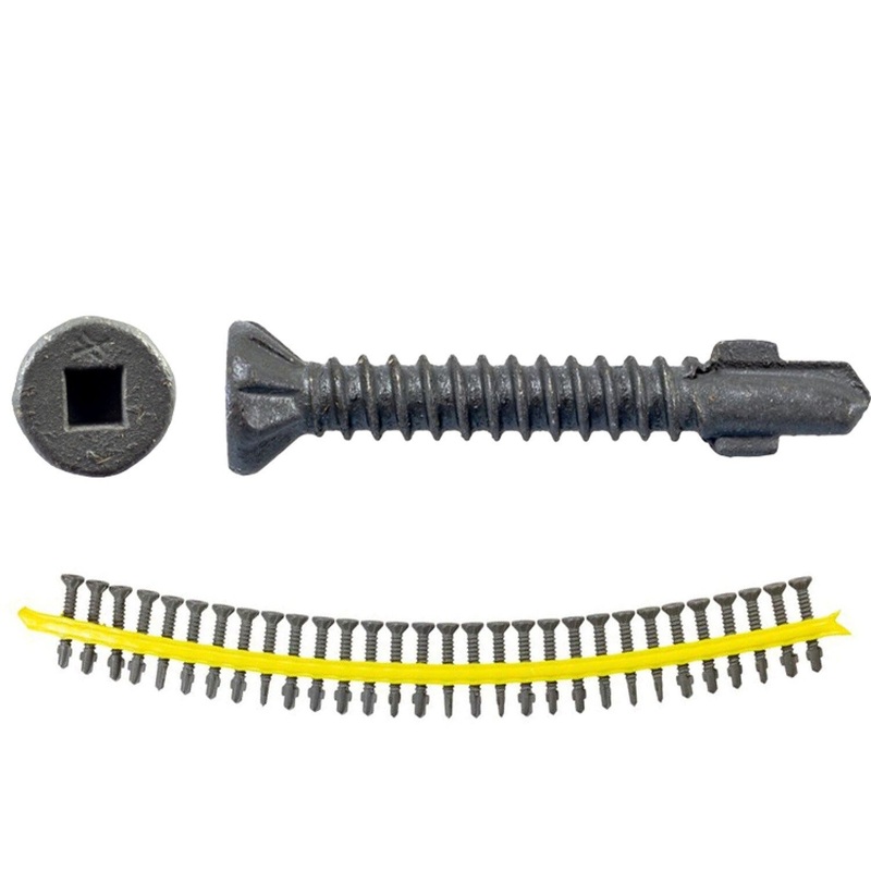 Simpson Strong-Tie CBSDQ138S (#10 x 1-3/8) Sheathing-to-CFS Screw Ribbed Flat Head (1500 Pack)