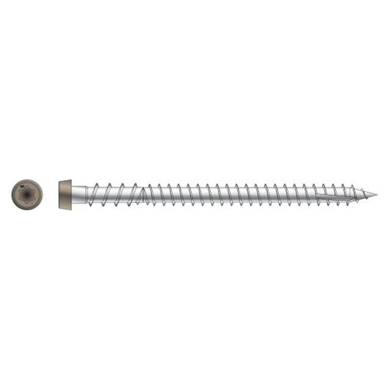 Simpson Strong-Tie DCU234MB316TN (#10 x 2-3/4) Deck-Drive T20 DCU Composite Screw, Type 316, Tan (1750 Pack)