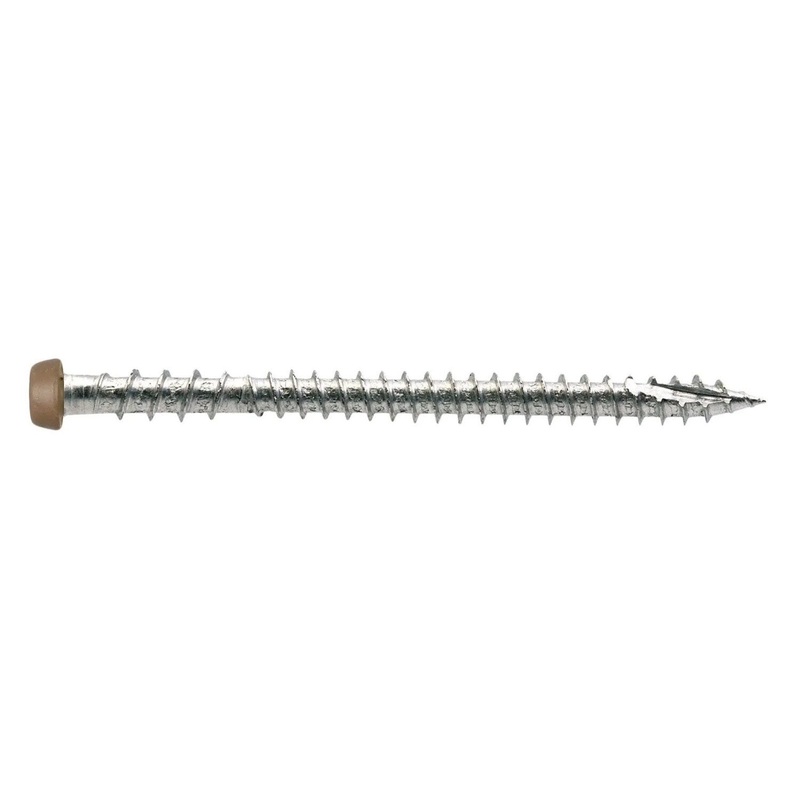 Simpson Strong-Tie DCU234P305TN (#10 x 2-3/4) Deck-Drive T20 DCU Composite Screw Type 305, Tan (350 Pack)