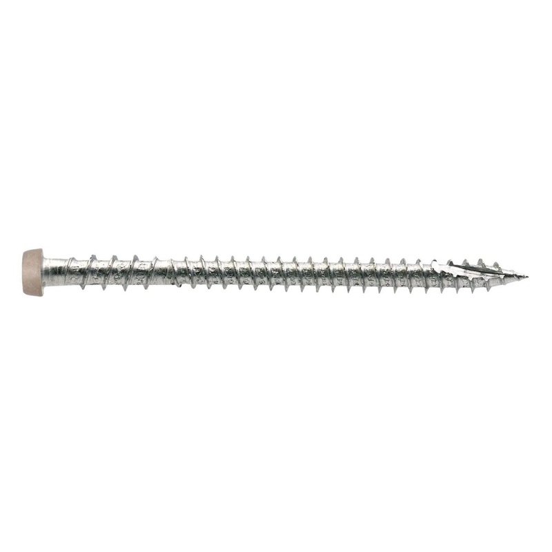 Simpson Strong-Tie DCU234P316GR01 (#10 x 2-3/4) Deck-Drive T20 DCU Composite Screw Type 316, Gray 01 (350 Pack)