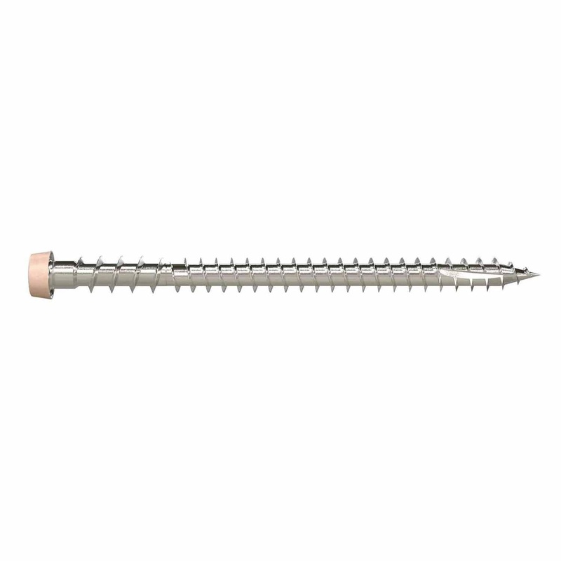 Simpson Strong-Tie DCU234S316TN05 (#10 x 2-3/4) Deck-Drive DCU Composite Screw Type 316 Stainless Steel Tan (1000 Pack)