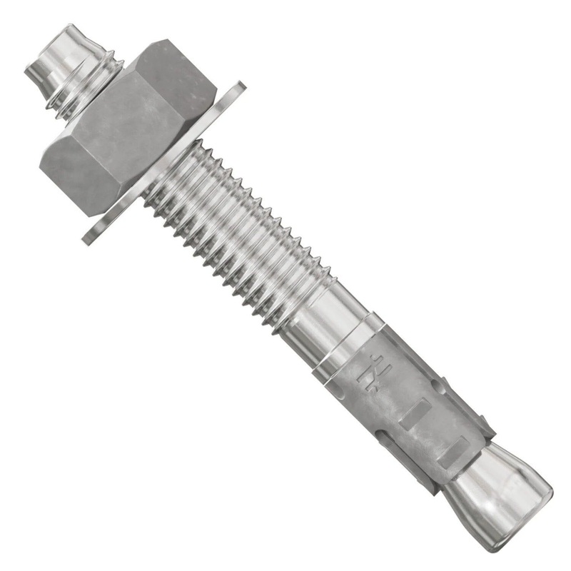 Simpson Strong-Tie STB2-50334S4F25 (1/2 x 3-3/4) Strong-Bolt 2 Wedge Anchor Type 304 Stainless-Steel (25 Pack)