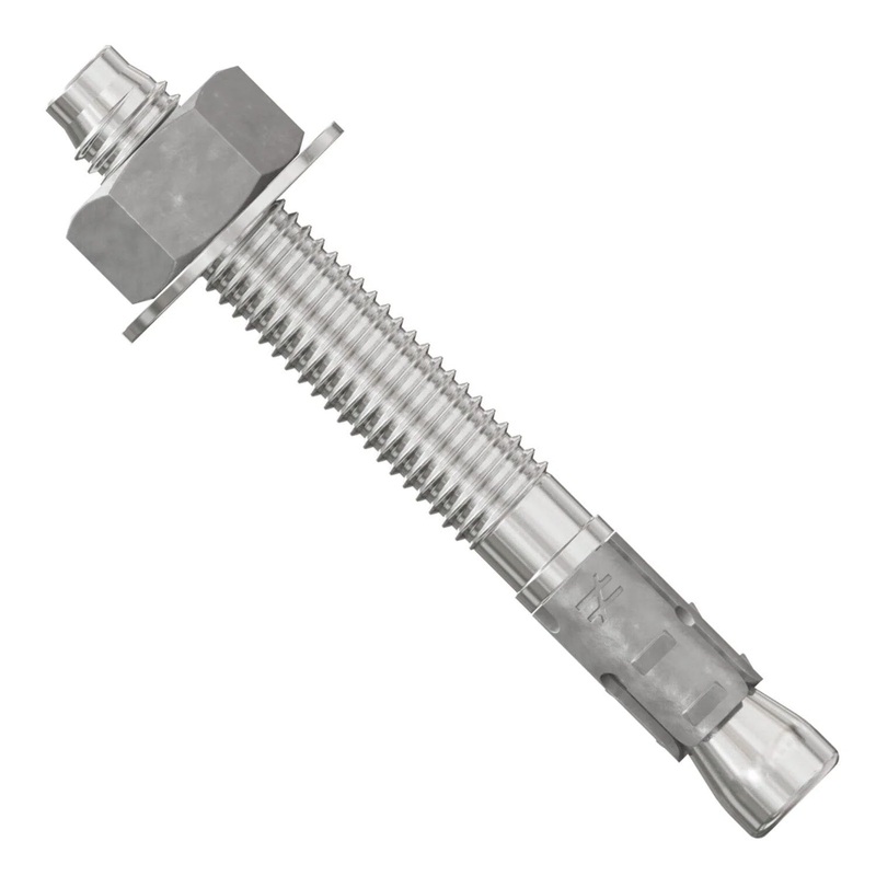 Simpson Strong-Tie STB2-50414S4F25 (1/2 x 4-1/4) Strong-Bolt 2 Type 304 Stainless-Steel Wedge Anchor, Fully Assembled (25 Pack)
