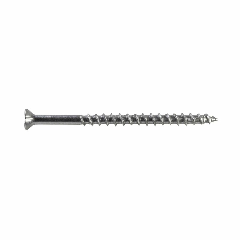 Simpson Strong-Tie T08125WP1 (#8 x 1-1/4 T-20) Deck-Drive DWP Wood SS Screw Flat Head Type 316 Stainless Steel (1 lb. Tub)