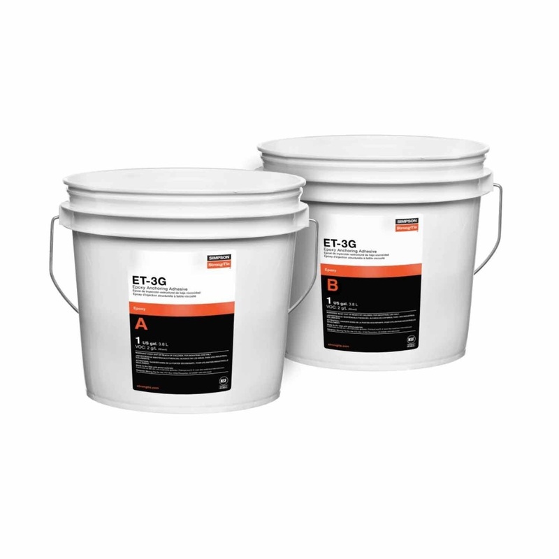 Simpson Strong-Tie ET3G2KT (2 gal.) Epoxy Adhesive Kit