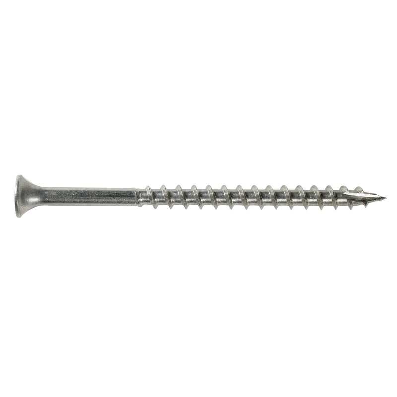 Simpson Strong-Tie S08162DBM (#8 x 1-5/8) Bugle-Head Wood Screw, Square Drive Type 305 Stainless Steel (1000 Pack)