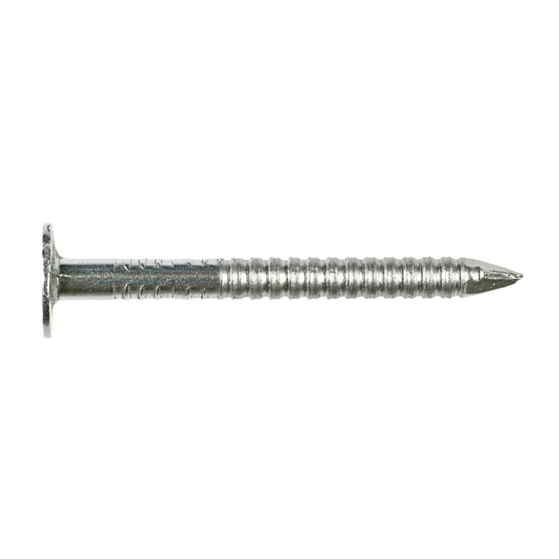 Simpson Strong-Tie S310ARN1 (1-1/4 x 0.131) Roofing Nail, Annular Ring Shank, Type 304 Stainless Steel (1 lb. Tub)
