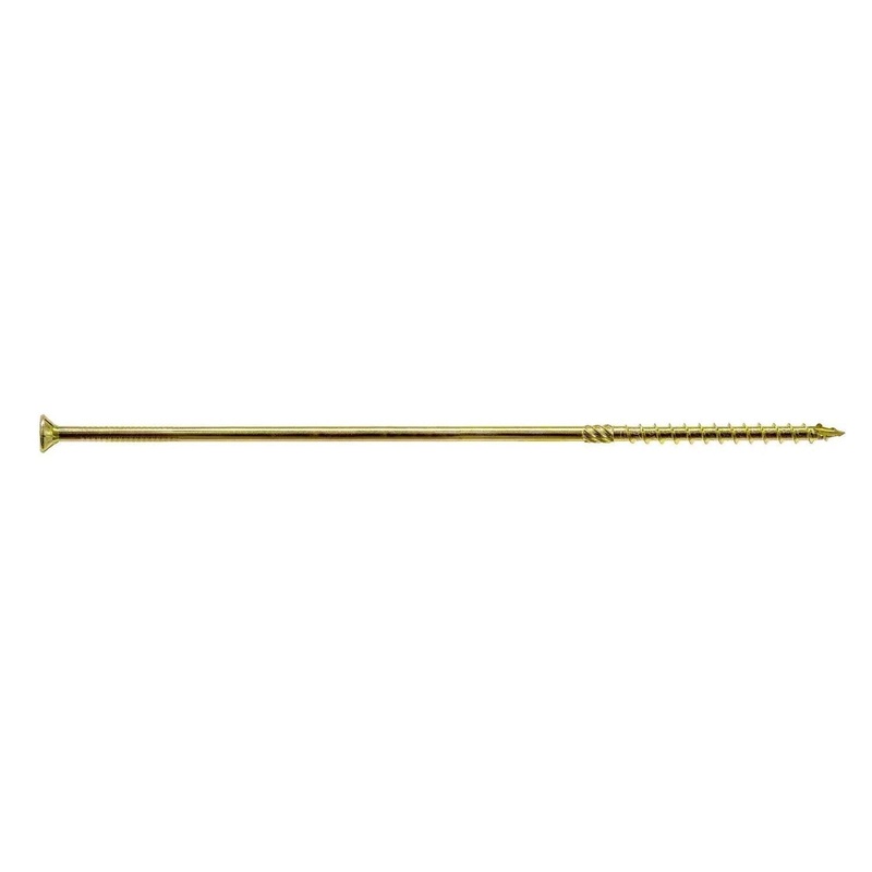 Simpson Strong-Tie SDCP221134-R50 (0.315 x 11-3/4) Strong-Drive Timber-CP Screw T40 Yellow Zinc (50 Pack)