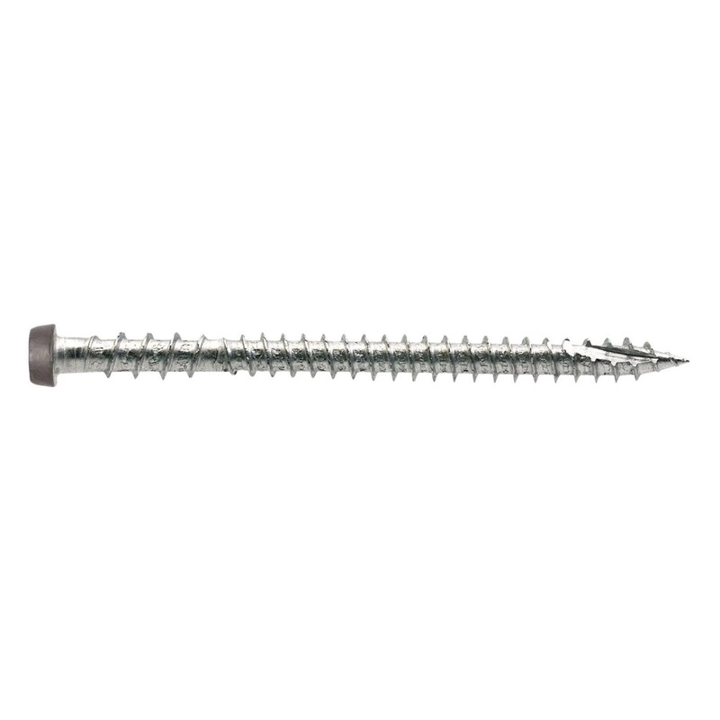 Simpson Strong-Tie DCU234C316GR04 (#10 x 2-3/4) Deck-Drive T20 DCU Composite Screw, Type 316, Gray 04 (70 Pack)