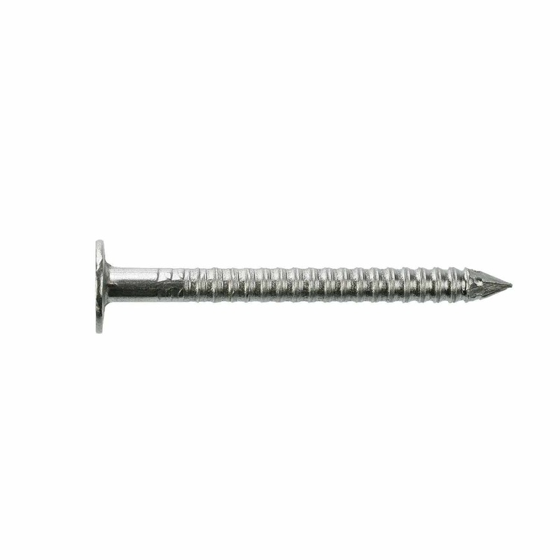 Simpson Strong-Tie S40ATNB (5 x 0.162) Tile/Slating Nail, Annular Ring Shank Type 304 Stainless Steel (25 lb. Tub)
