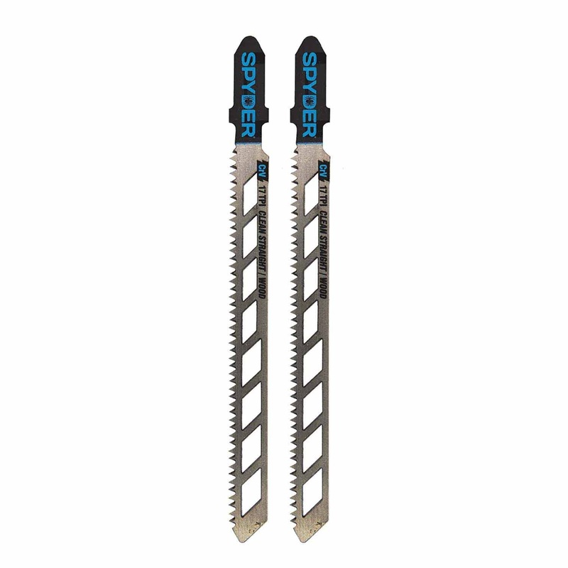 Spyder 300102 Skeleton 17-TPI T-Shank CRV Jig Saw Blades (2-Pack)