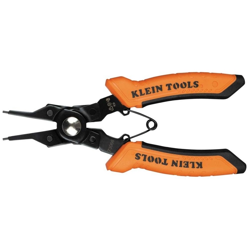 Klein 73066 6-in-1 Interchangeable Snap Ring Pliers