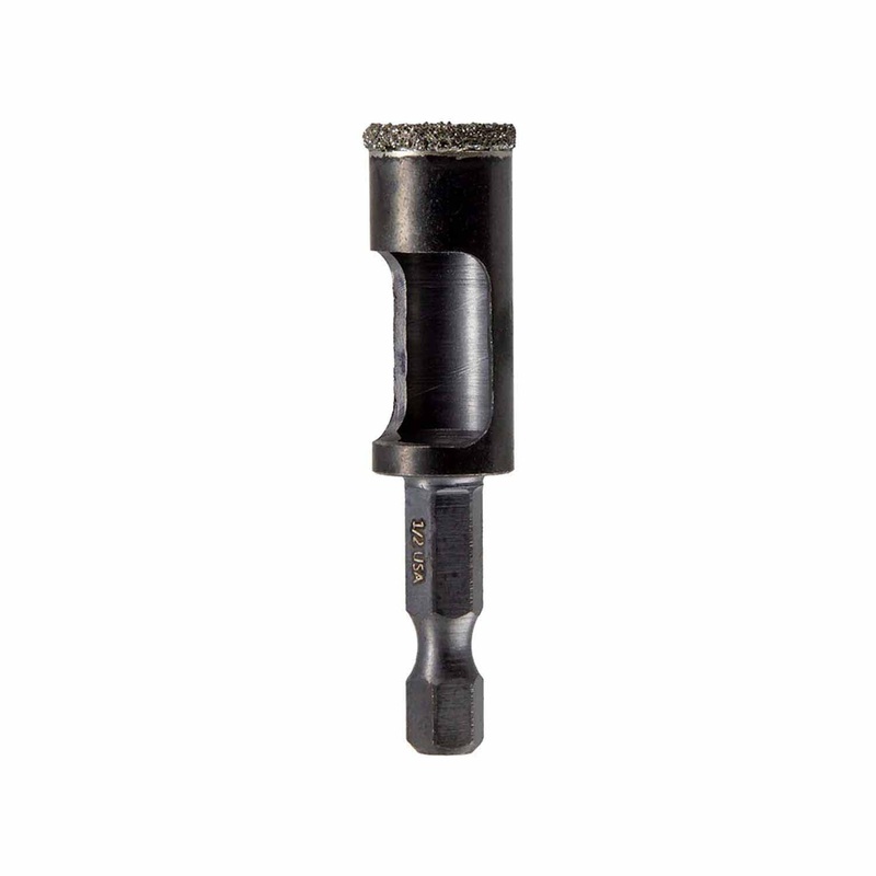Spyder 600850 1/2-Inch Diamond Edge Arbored Hole Saw Bit