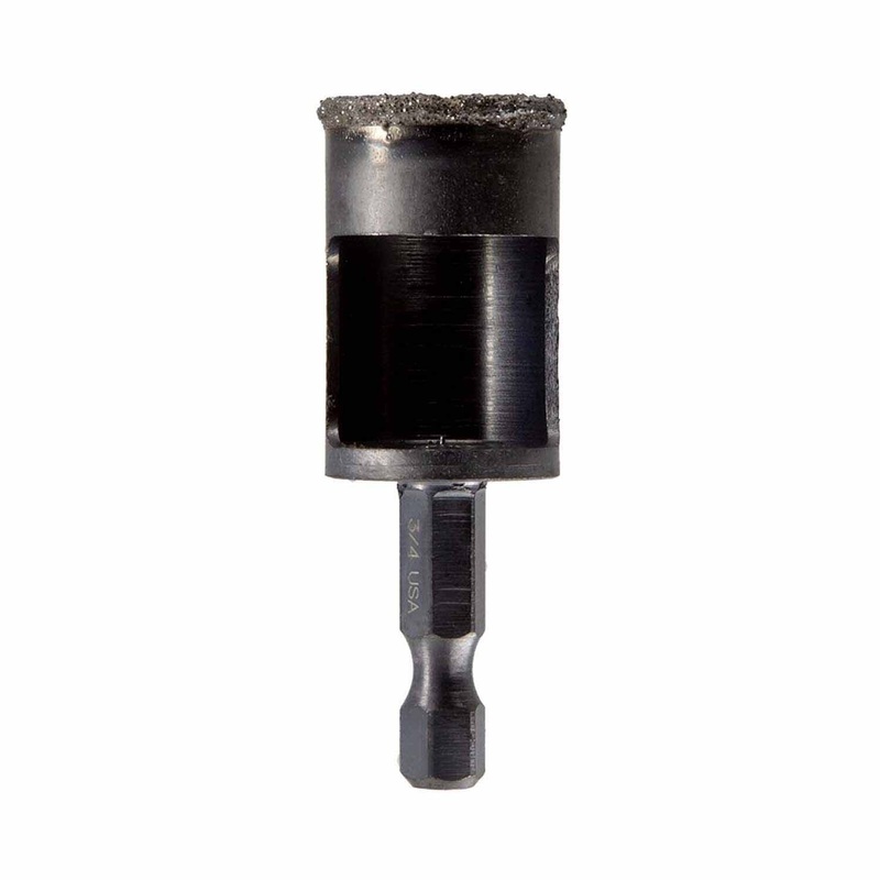 Spyder 600852 3/4-Inch Diamond Edge Arbored Hole Saw Bit