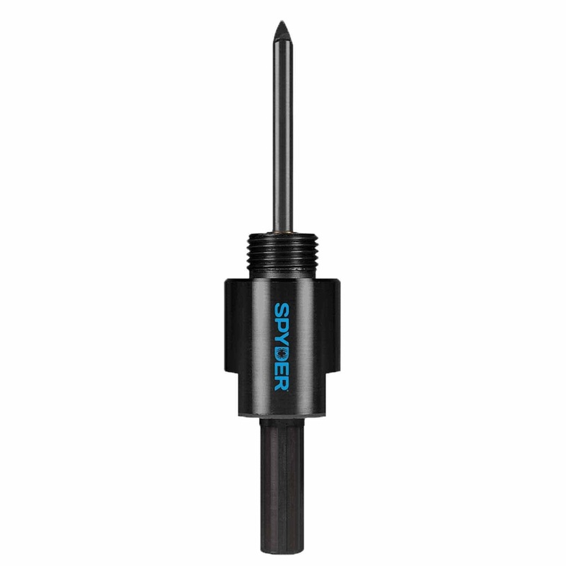 Spyder 600862 Carbide Tip Pilot Bit with Arbor Adapter for Diamond Edge Hole Saws