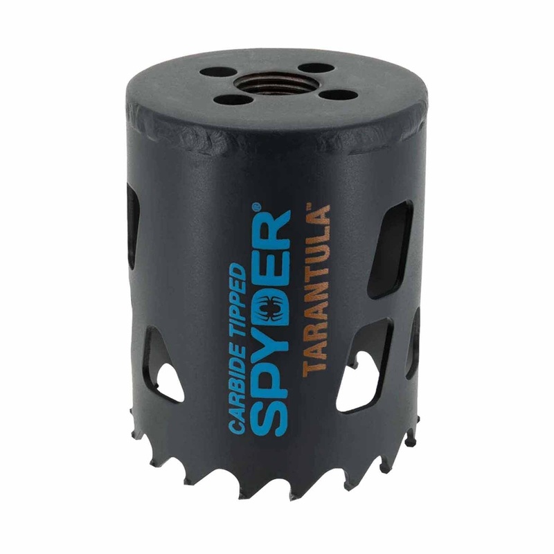 Spyder 600906CF 2-1/8-Inch Carbide Tipped Metal/Wood Cutting Hole Saw