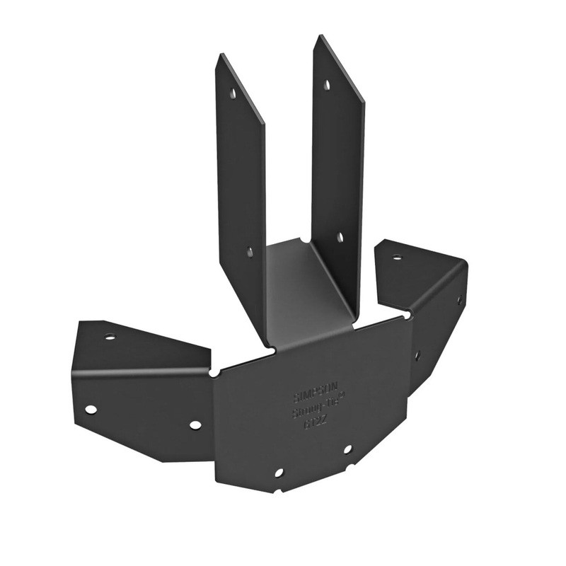 Simpson APGT2 Strong-Tie Outdoor Accents Gazebo Tie for 2x Rafter and Top Plate to Post