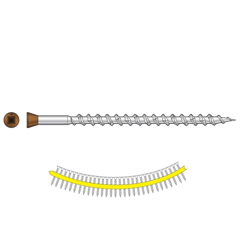 Simpson DTH212S305TN04 Quik Drive Trim-Head Screw Sharp Point (1000 Pack)