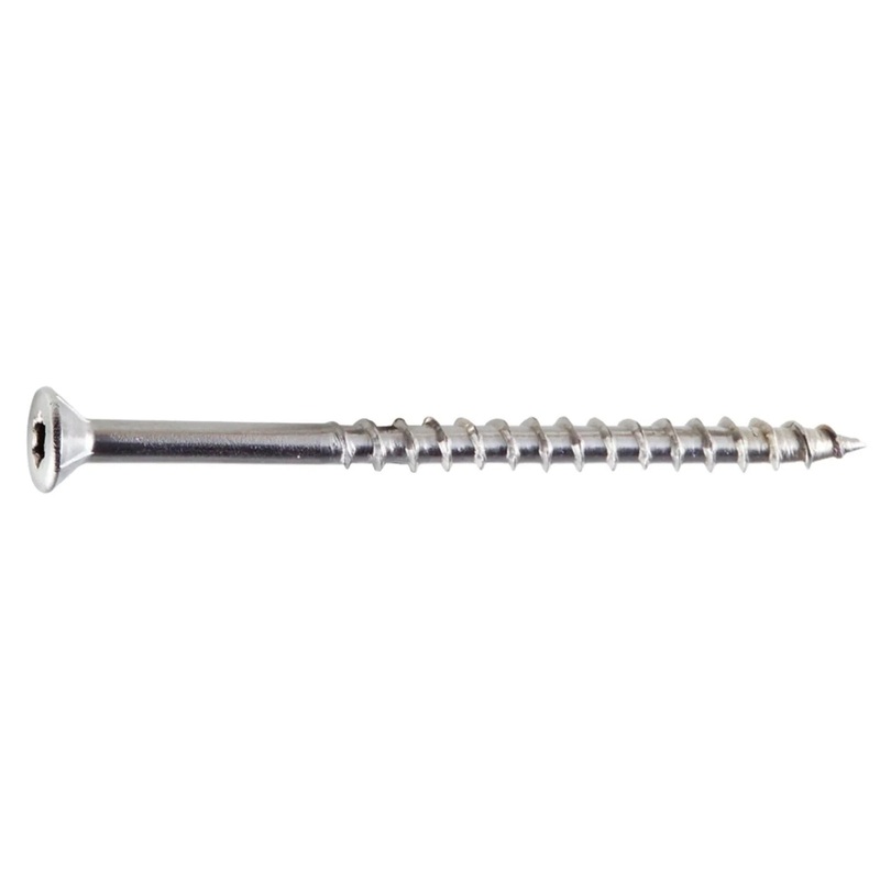 Simpson S07162WPP Strong-Tie Deck-Drive DWP Wood SS Screw #7 x 1-5/8 T-15, Trim Head, Type 305 (350 Pack)