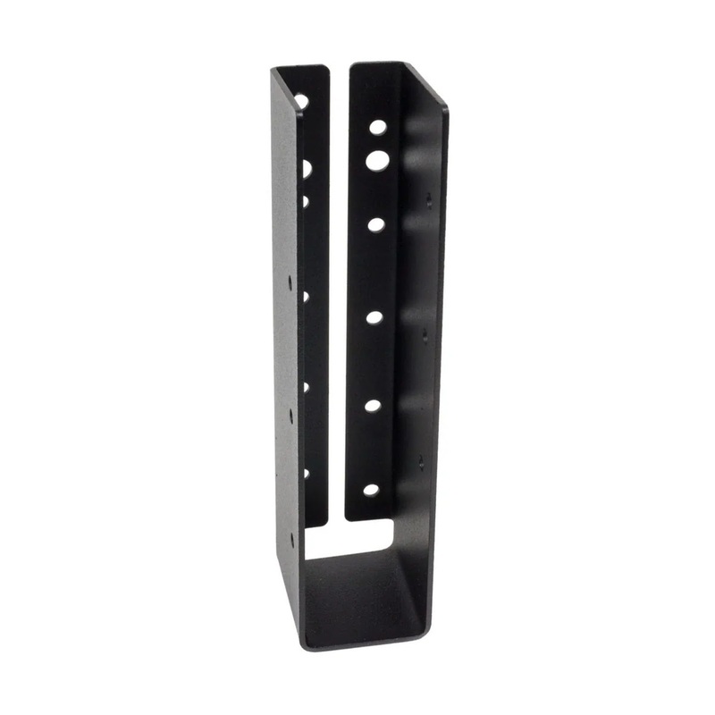 Simpson APLH1.75-10 Strong-Tie Outdoor Accents ZMAX Black Light Joist Hanger for 1-3/4 x 10 Rough Cedar