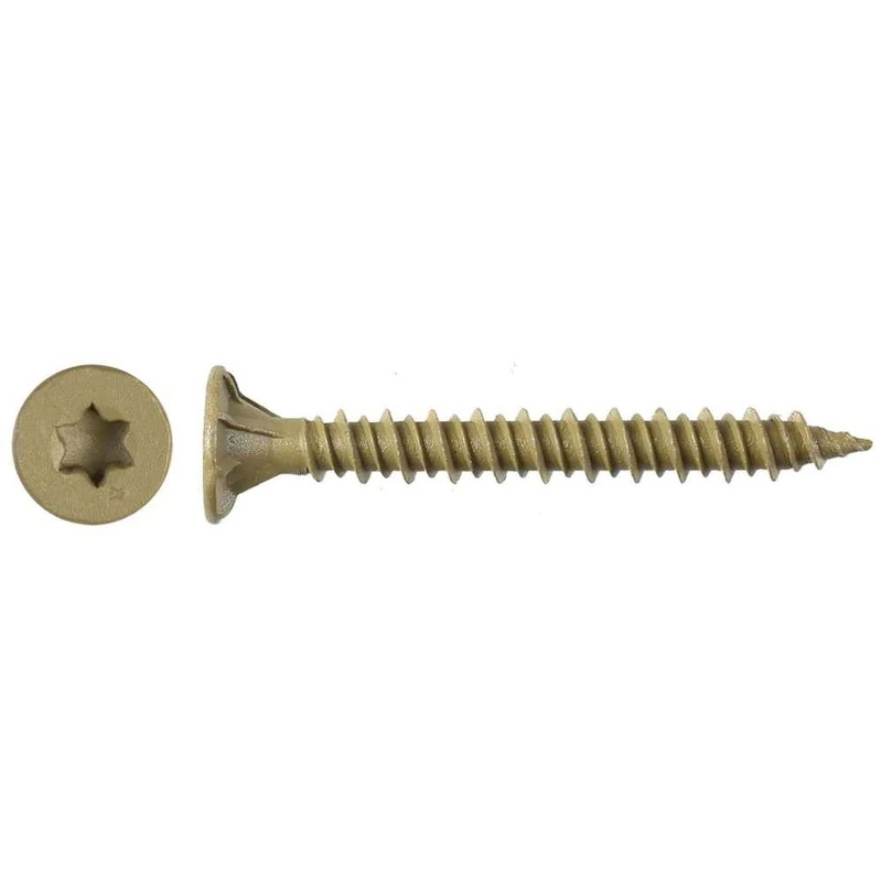 Simpson CBHL158R600 Strong-Tie Cement Board Screw High-Low Thread T25 Star Drive (600 Pack)