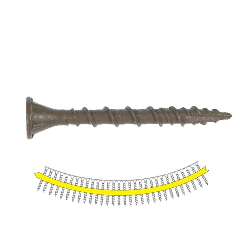 Simpson DSVT114S Quik Drive Deck-Drive DSV Wood Screw Collated Tan (2000 Pack)