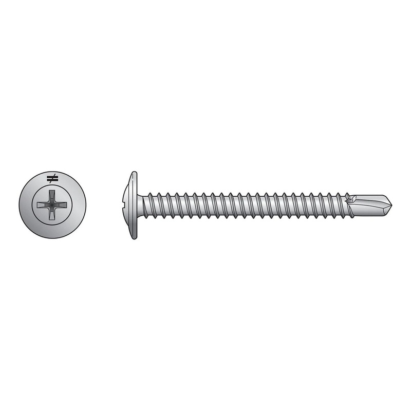 Simpson F08T056KDM Strong-Tie Self-Drilling Wire-Lath Modified Truss-Head Screw (1000 Pack)