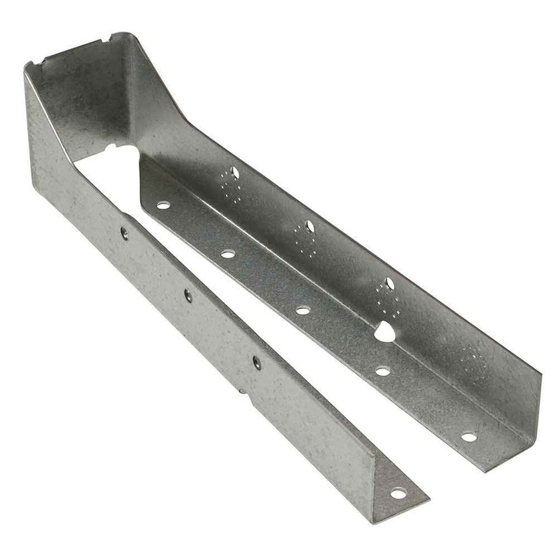 Simpson LUC210SS Strong-Tie Stainless-Steel Face-Mount Concealed-Flange Joist Hanger for 2×10