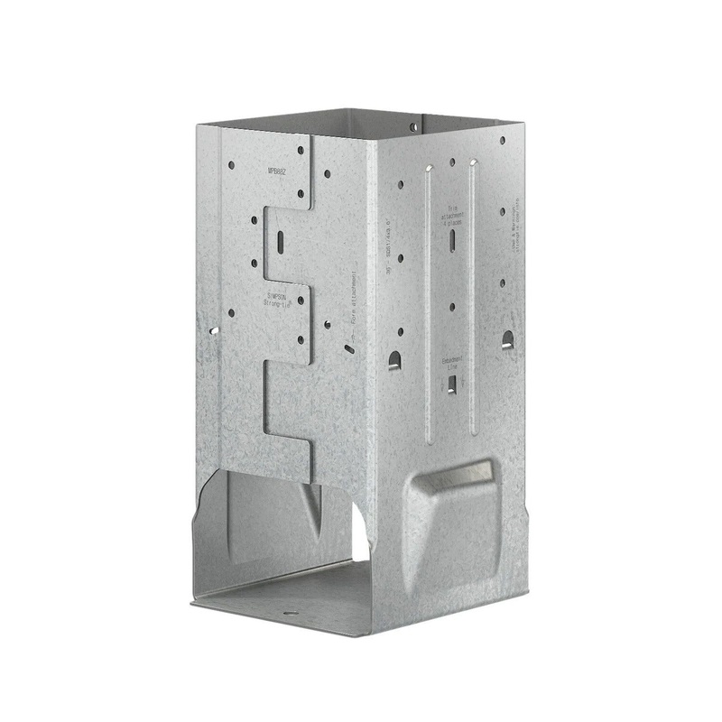 Simpson MPB88Z Strong-Tie 8×8 Moment Post Base – Zmax Finish