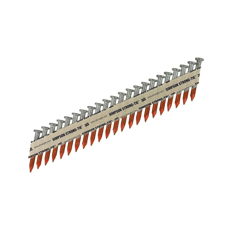 Simpson 8DBRPT2500 Strong-Tie 33 Degree SCN Smooth-Shank Connector Nail (2500 Pack)