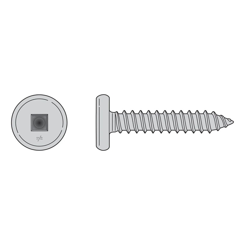 Simpson F10T200PTC Strong-Tie #10 x 2 410SS Pancake Head Self-Drilling Screws (100 Pack)