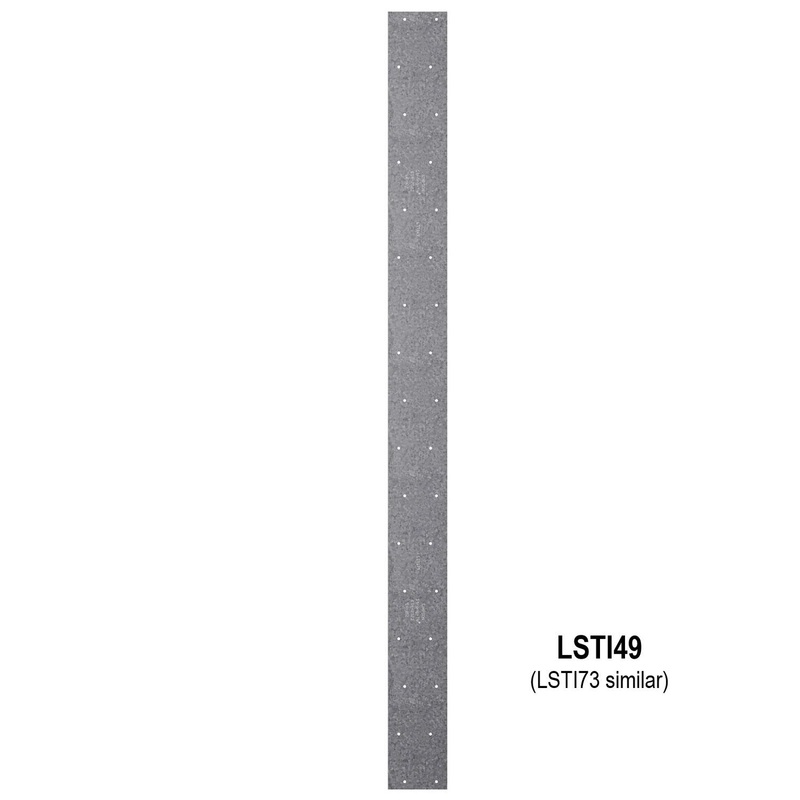 Simpson LSTI73 Strong-Tie 3-3/4 in x 73 18-Gauge Strap Tie